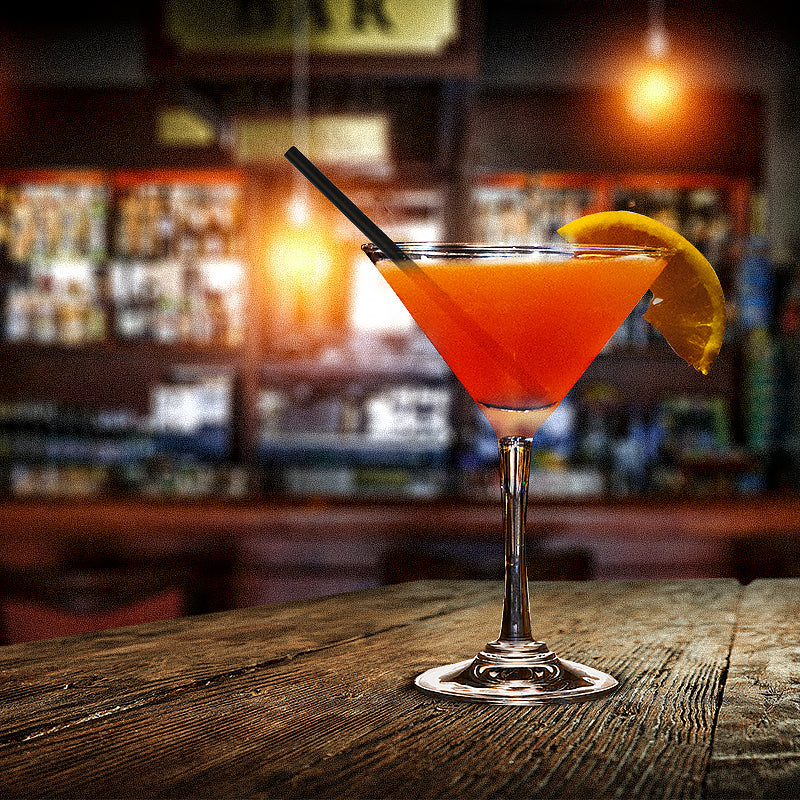 5.9" 4-Layer Bio-degradable Unwrapped Cocktail Paper Straw - 100/Pack - TheBuyersClub.ca
