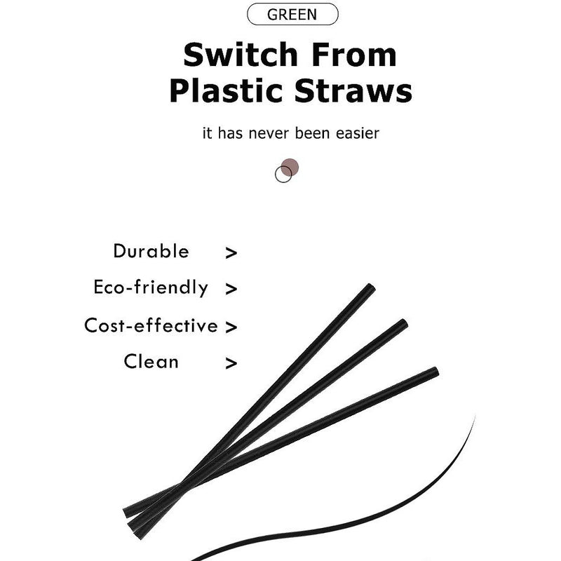 5.9" 4-Layer Bio-degradable Unwrapped Cocktail Paper Straw - 100/Pack - TheBuyersClub.ca