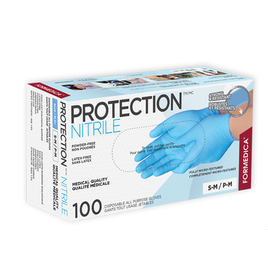 FORMEDICA Protection Nitrile Disposable Medical Quality All Purpose Gloves - TheBuyersClub.ca