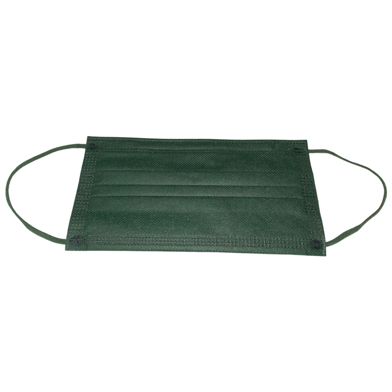 [Pre-Order] BUYERSbasics 4-Ply Disposable Face Masks - Army Green - TheBuyersClub.ca