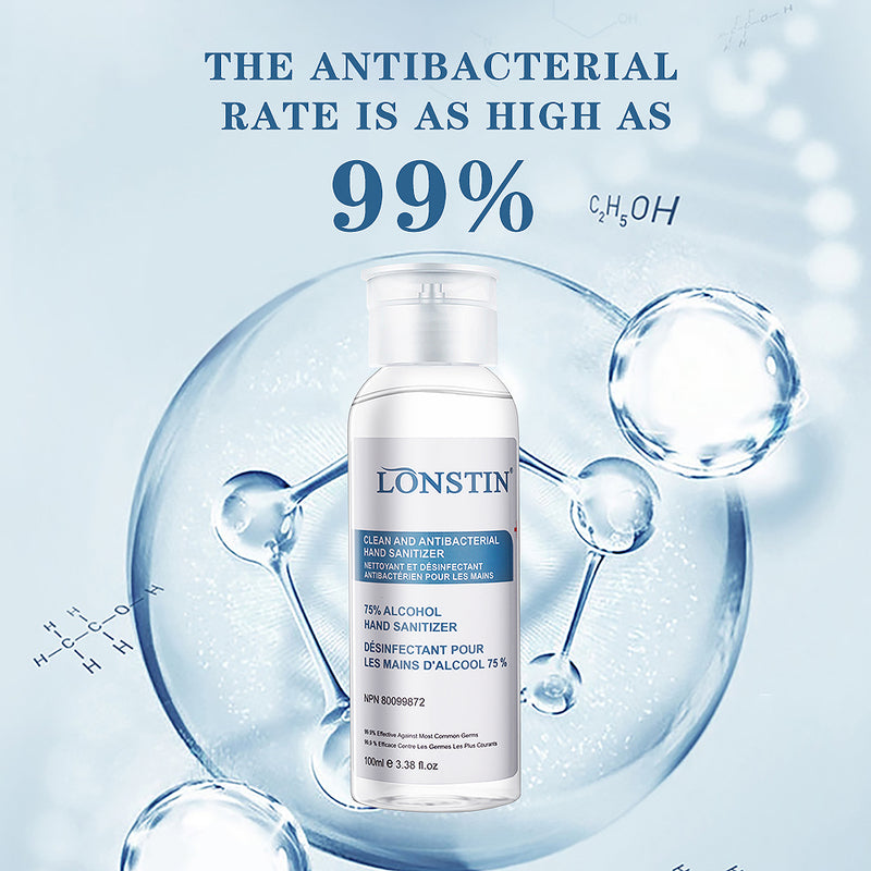 Lonstin® 75% Alcohol Hand Sanitizer Gel - 100mL - TheBuyersClub.ca