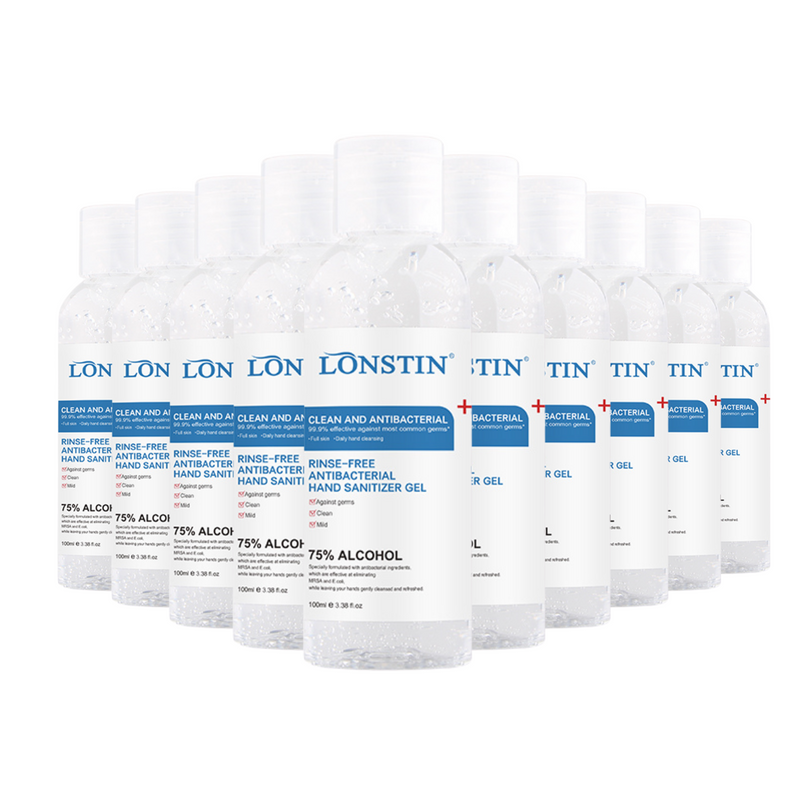 Lonstin® 75% Alcohol Hand Sanitizer Gel - 100mL - TheBuyersClub.ca