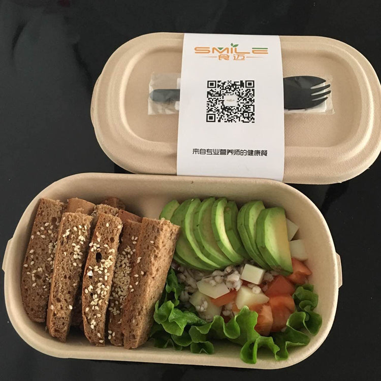 Pre-Order 9" x 5" x 2" Microwavable 29 Oz Restaurant Takeout Container With Lid - 500/Case - TheBuyersClub.ca