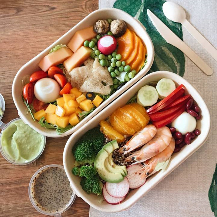 Pre-Order 9" x 5" x 2" Microwavable 29 Oz Restaurant Takeout Container With Lid - 500/Case - TheBuyersClub.ca