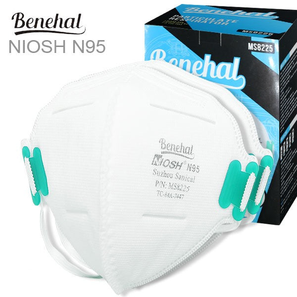 NIOSH N95 Folded Particulate Respirator - 400pcs/Carton - Pre-order - TheBuyersClub.ca